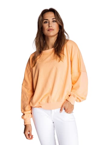 ZHRILL Sweatshirt LUANA APRICOT in APRICOT