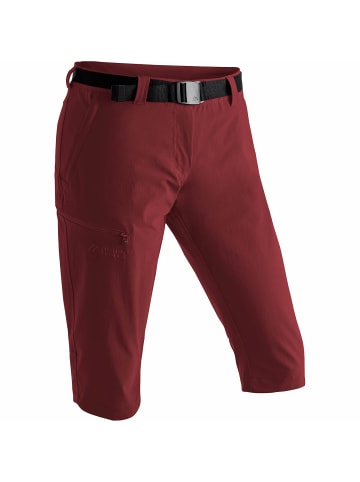 Maier Sports Caprihose Inara Slim in Bordeaux431