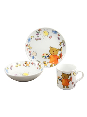 CreaTable CreaTable, Teddy 15027, TEDDY - Kinderservice 3 teilig in Bunt