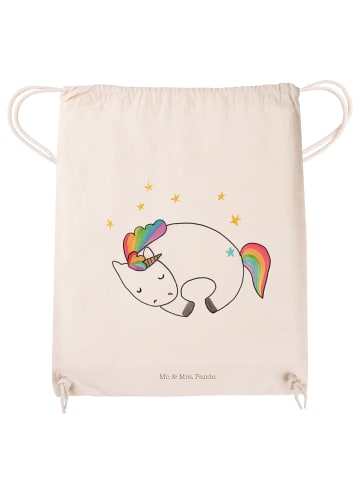 Mr. & Mrs. Panda Jutebeutel Einhorn Nacht ohne Spruch in Creme