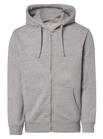 Superdry Kapuzenjacke in hellgrau