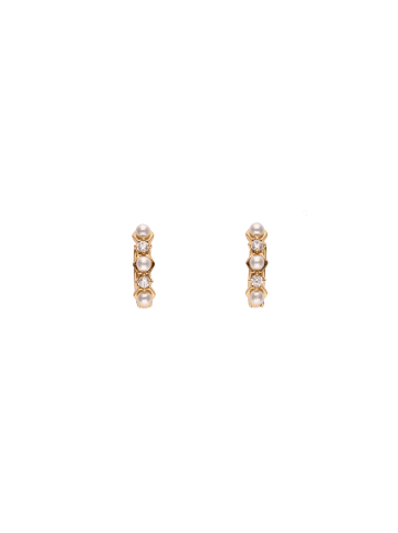 faina Women Huggie Earrings in Rose Gold