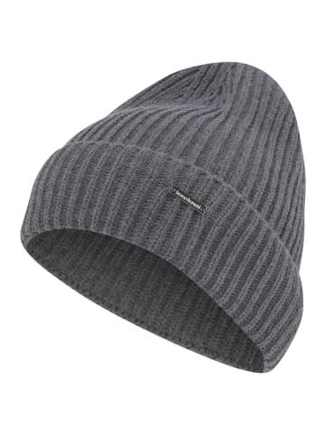 Bruno Banani Strickmütze in grau melange