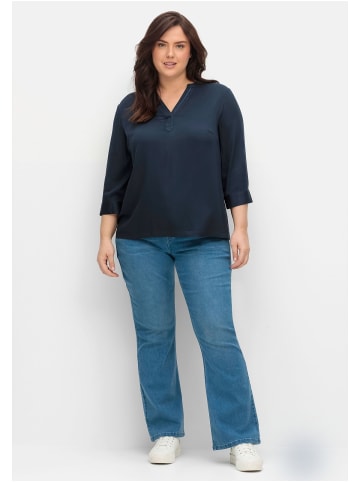 sheego Bootcut-Jeans in blue Denim