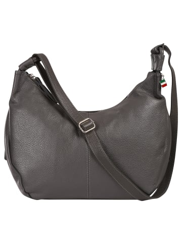 Florence Florence Umhängetasche Leder grau ca. 43cm