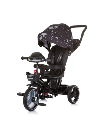 Chipolino Tricycle Dreirad Be Active 2in1 in schwarz