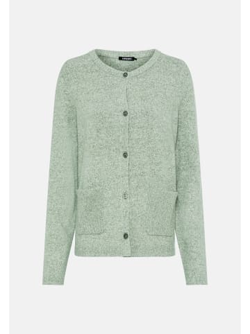 Olsen Strickcardigan in Moss Green Melange