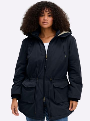 sheego Parka in tiefblau