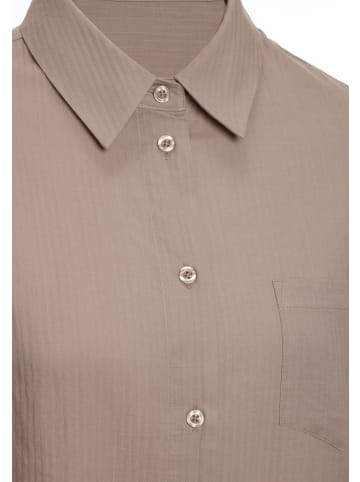 Vivance Hemdbluse in taupe