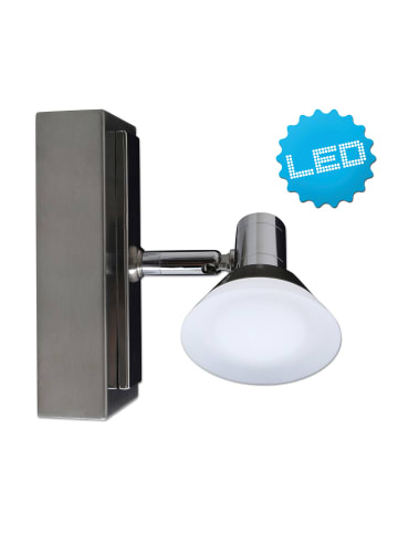 näve LED Spot "JERICHO" in chrome - (L)15 cm x (B)7.3 cm x (H)13.7 cm - EEK G