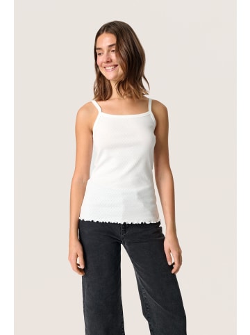 Soaked in Luxury T-shirt SLVenola Slim fit in Whisper White