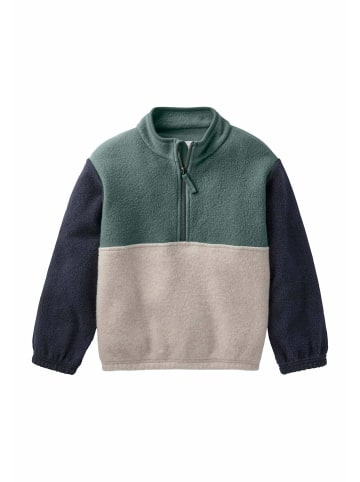 Hessnatur Fleece Sweatshirt in fichtengrün
