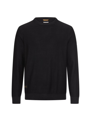 Camel Active Strickpullover aus reiner Baumwolle in Schwarz