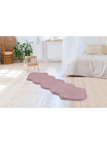Arte Espina Wohnzimmer Teppich – Hochflorteppich Rabbit Double Sheepskin 325 60 x 180 cm in lila - rechteckig