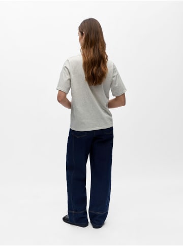 Object T-Shirt in Light Grey Melange