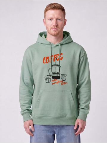 wat? Apparel Sweatshirt Coffee makes everything better in Aloe