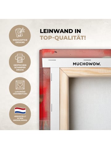 MuchoWow Leinwand bilder Silhouette Liebe (BxH)