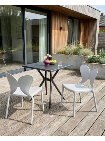 Beliani 2er-Set Esszimmerstuhl LARISSA in Grau