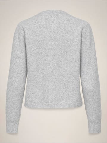 JDY Strickjacke in Light Grey Melange