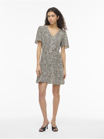 Vila Kleid VIGrace in beige schwarz - 0001