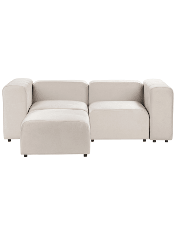 Beliani 2-tlg 2-Sitzer Sofa FALSTERBO in Beige