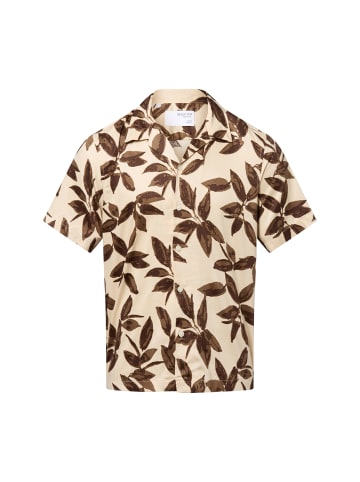 Selected Hemd SLHRegnoa in sand schoko - 0001