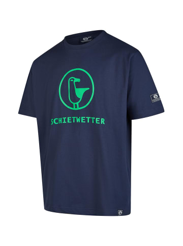 SCHIETWETTER T-Shirt "Fabian", in navy/neongreen