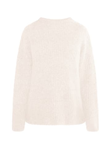 usha WHITE LABEL Damen Strick Pullover in Hellbeige Melange