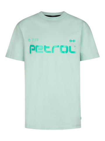 Petrol Industries T-Shirt mit Rückenprint Viento in Grün