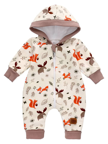 Baby Sweets Overall Lieblingsstücke Tierwelten in braun creme