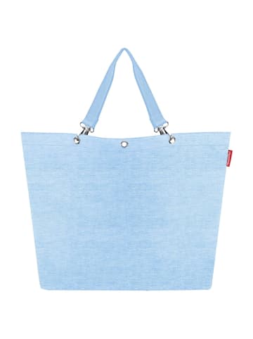 Reisenthel XL - Shopper 65 cm (teddy leo olive) in twist powder blue