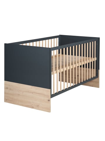 roba Kombi-Kinderbett Lenn 70 x 140 cm - Anthrazit