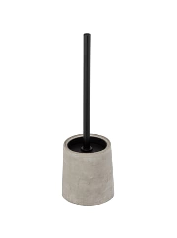 Wenko WC-Bürste VILLENA, Beton-Optik in Grau, (H) 38 x (L) 11,5 cm