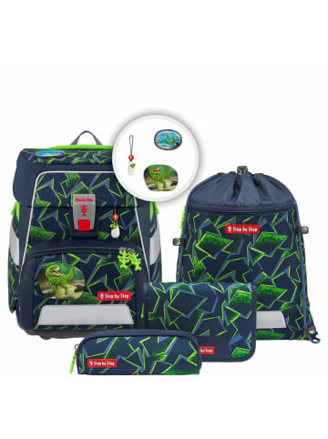 Step by Step Space - Schulranzen Set 5tlg. (Tractor Freddy) in Wild T-Rex Taro