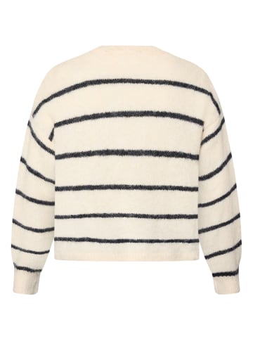 Zero  Strickjacke mit Streifen offener Style in Patch Cream/Dark Blue