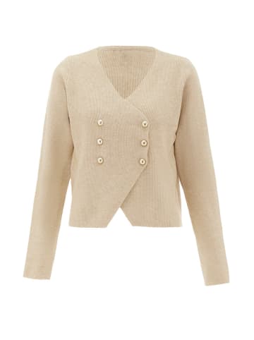 NAEMI Strickjacke in Beige