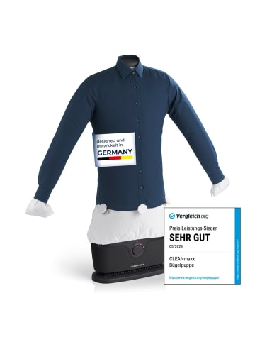 CLEANmaxx CLEANmaxx Bügler mit Timerfunktion  für Hemden & Blusen - silber/schwarz