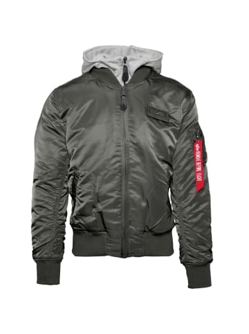 Alpha Industries Bomberjacke MA-1 D-Tec in grau