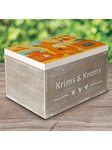 Mr. & Mrs. Panda fotobox Fuchs Koch Design ohne Spruch in Weiß