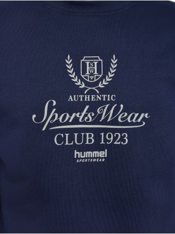 Hummel Sweatshirt Hmlloose Erwachsene in DRESS BLUES