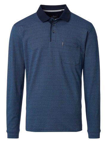 Casa moda Poloshirt Basic in Dunkelblau