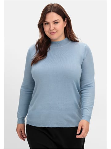 sheego Pullover in bleu