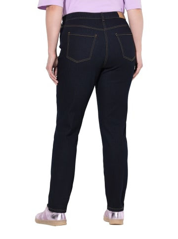Ulla Popken Jeans in dark blue denim
