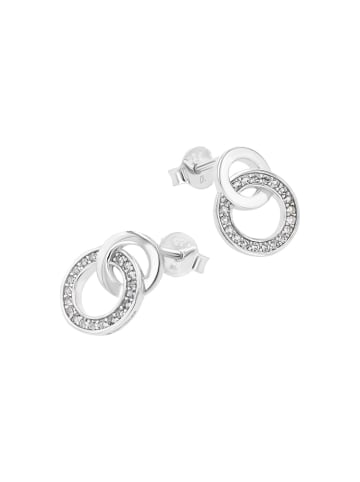 Tom Tailor Ohrstecker Silber 925, rhodiniert in silber