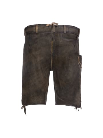 Stockerpoint Lederhose Sigl in dunkelbraun