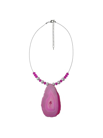 Steuer Modeschmuck Metall in pink