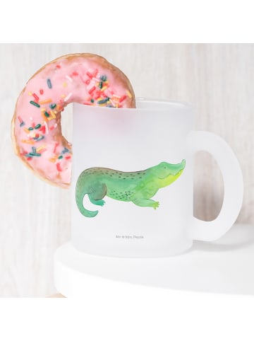 Mr. & Mrs. Panda Teetasse Krokodil ohne Spruch in Transparent