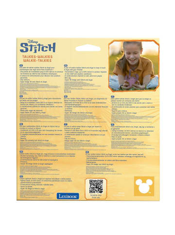 Lexibook Disney Stitch & Angel 3D Walkie-Talkies Reichweite 500 m