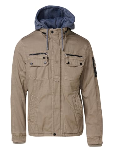 KOROSHI Baumwolljacke in braun