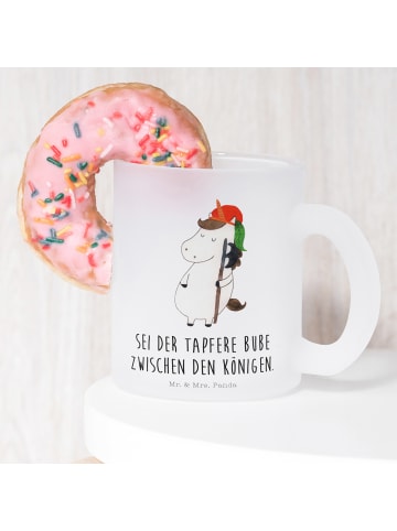 Mr. & Mrs. Panda Kaffeebecher Einhorn mit Spruch in Transparent